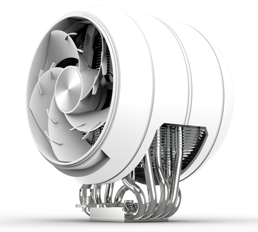 Zalman ZET5 Procesador Ventilador 12 cm Blanco 1 pieza(s)