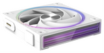 Zalman ZM-DF120 A3 WHITE sistema de refrigeración para ordenador Placa base Ventilador 12,4 cm Blanco 1 pieza(s)