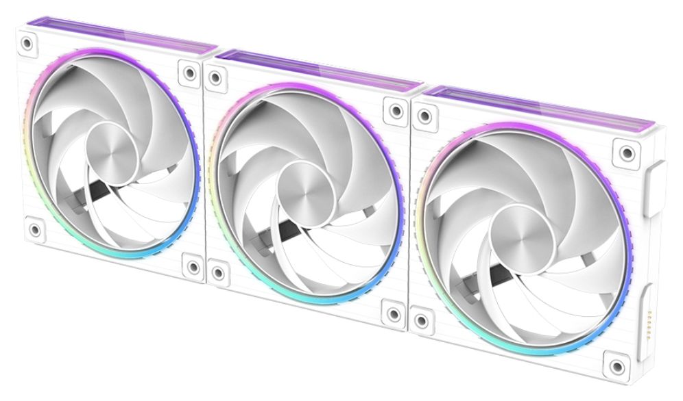 Zalman ZM-DF120 A3 WHITE sistema de refrigeración para ordenador Placa base Ventilador 12,4 cm Blanco 1 pieza(s)