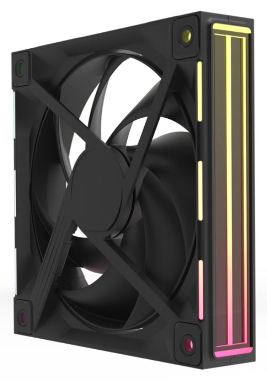 Zalman ZM-DF120R Placa base Ventilador 12,4 cm Negro 1 pieza(s)