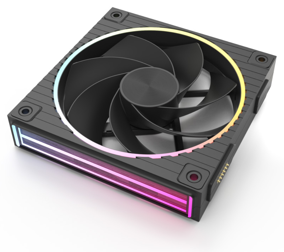 Zalman ZM-DF120R A3 Placa base Ventilador 12,4 cm Negro 1 pieza(s)