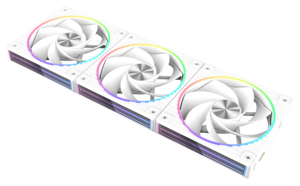 Zalman ZM-DF120R Placa base Ventilador 12,4 cm Blanco 1 pieza(s)