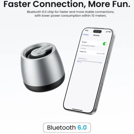 Altavoz con Bluetooth Vention Omni O11 NDCI0/ 5W/ 1.0/ Plata