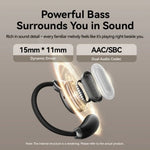 Auriculares Bluetooth Vention Open Ear 013 con estuche de carga/ Autonomía 8h/ Negros