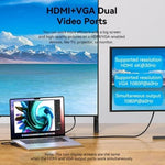 Docking USB Tipo-C Vention THTHC/ 1xHDMI/ 1xVGA/ 3xUSB/ 1xUSB Tipo-C/ 1xUSB Tipo-C PD/ 1xRJ45/ 1xLector Tarjetas SD y Mi