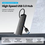 Hub USB 3.0 Vention CHLBF-SCB2/ 4xUSB/ 1xUSB Tipo-C PD