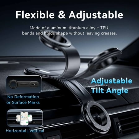 Soporte de Smartphone para Coche Vention KSIB0/ Negro