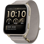 Garmin Venu X1 Caja de titanio Dorado Correa Nailon Gris 2 pulgadas AMOLED 8 días 5ATM Smartwatch