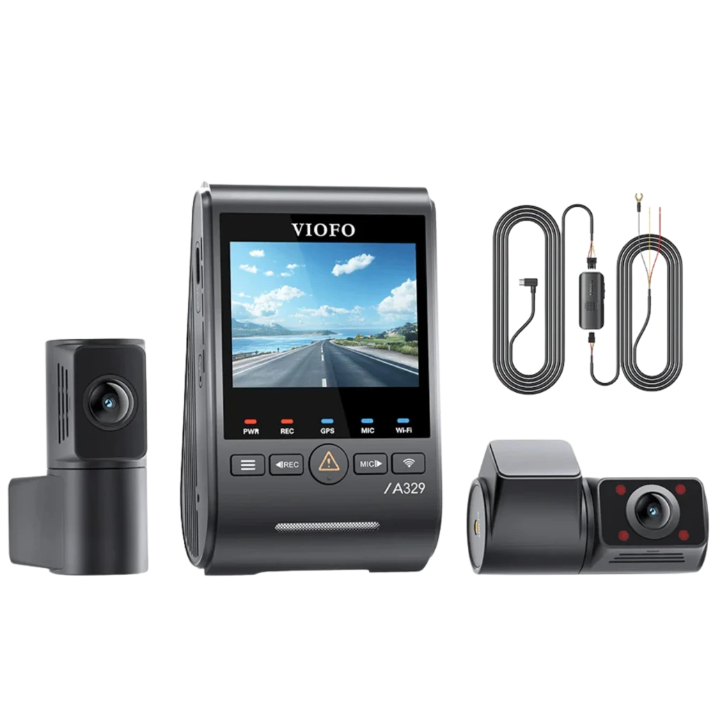 VIOFO A329S 3CH Dashcam 4K + 2K Trasera + 2K Fisheye WiFi 6 140° + 160° + 210°