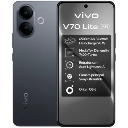 Vivo V70 Lite 5G 6,77" Negro #negro