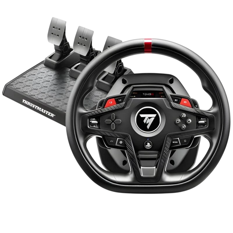 Thrustmaster T248R para PS4/ PS5/ PC 3,1Nm 3 pedales 25 botones sensores magnéticos Volante de simulación