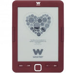 Libro Electrónico Ebook Woxter Scriba 195/ 6"/ Tinta Electrónica/ Rojo