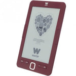 Libro Electrónico Ebook Woxter Scriba 195/ 6"/ Tinta Electrónica/ Rojo
