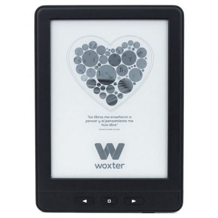 Libro Electrónico Ebook Woxter Scriba Paperlight TP/ 6" tactil retroiluminado Tinta Electrónica/ Negro