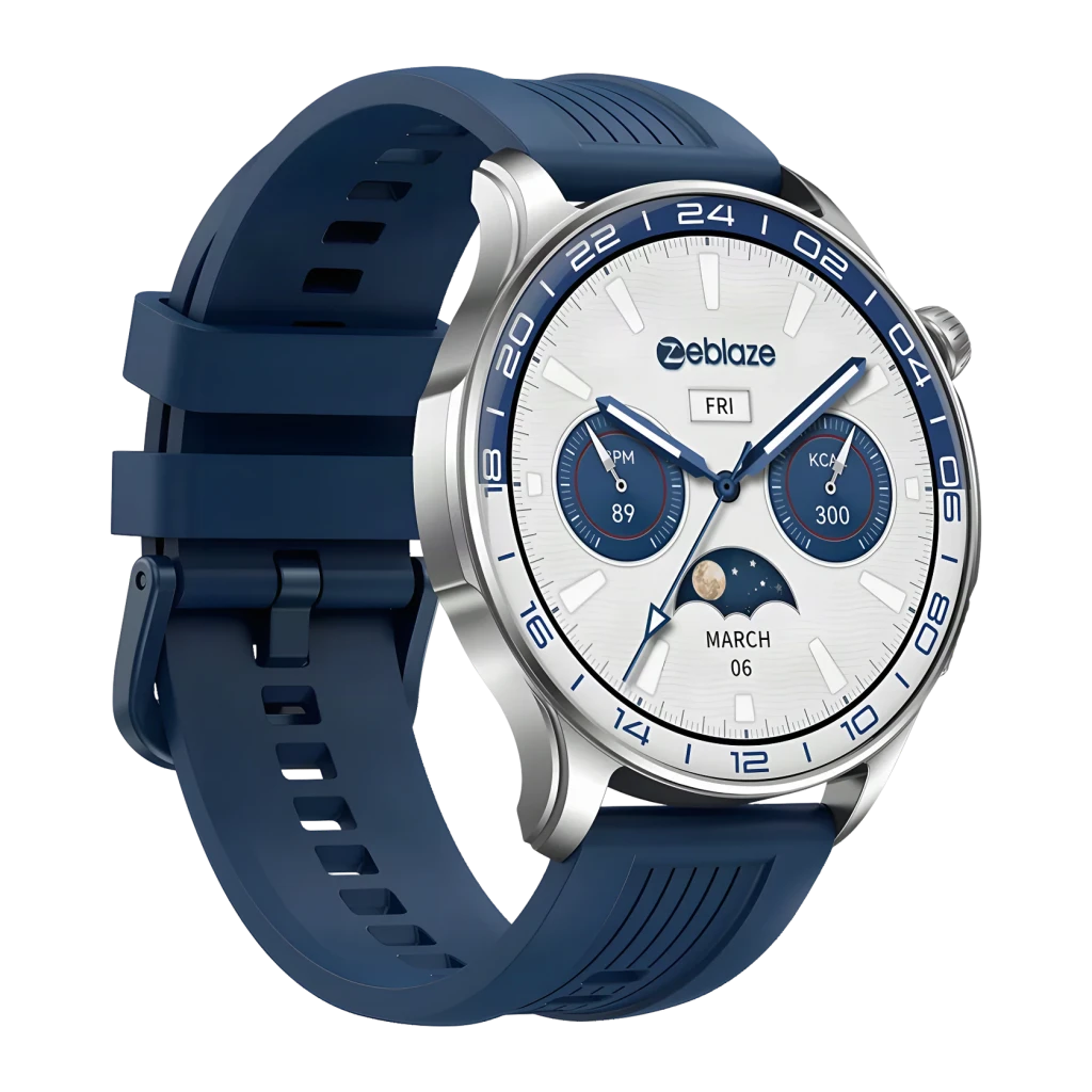 Zeblaze Btalk 4 Pro Azul Llamadas Bluetooth Frecuencia cardíaca SpO2 Batería 14 Días